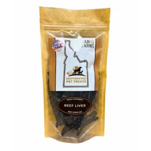 Beef Liver dog treats from Bar46 Farms